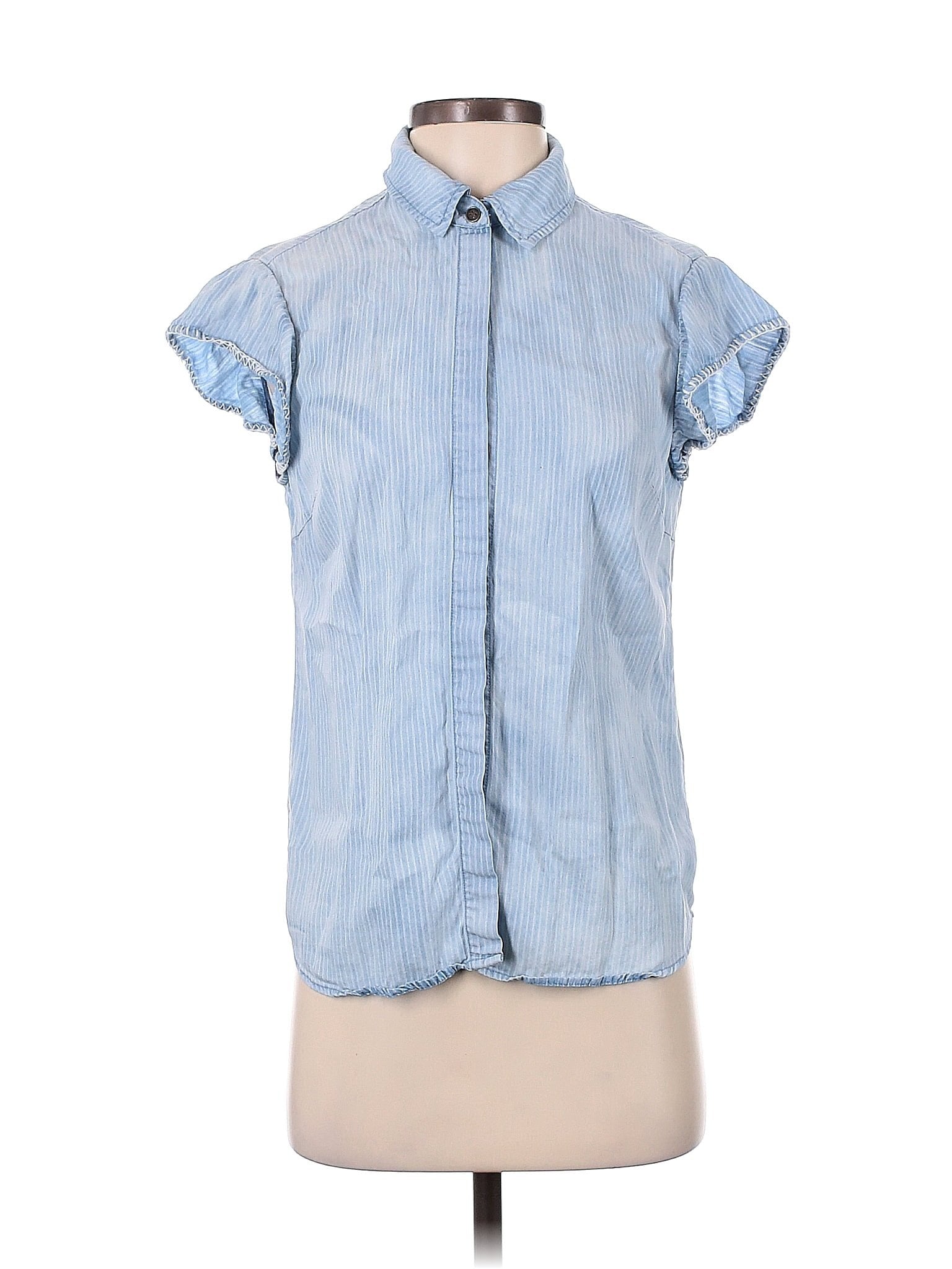 Sleeveless Button Down Shirt size - XS